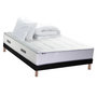 Voir la diapositive 1 : IDLITERIE Ensemble matelas mémoire de forme BELLAGIO 2, sommier et couette