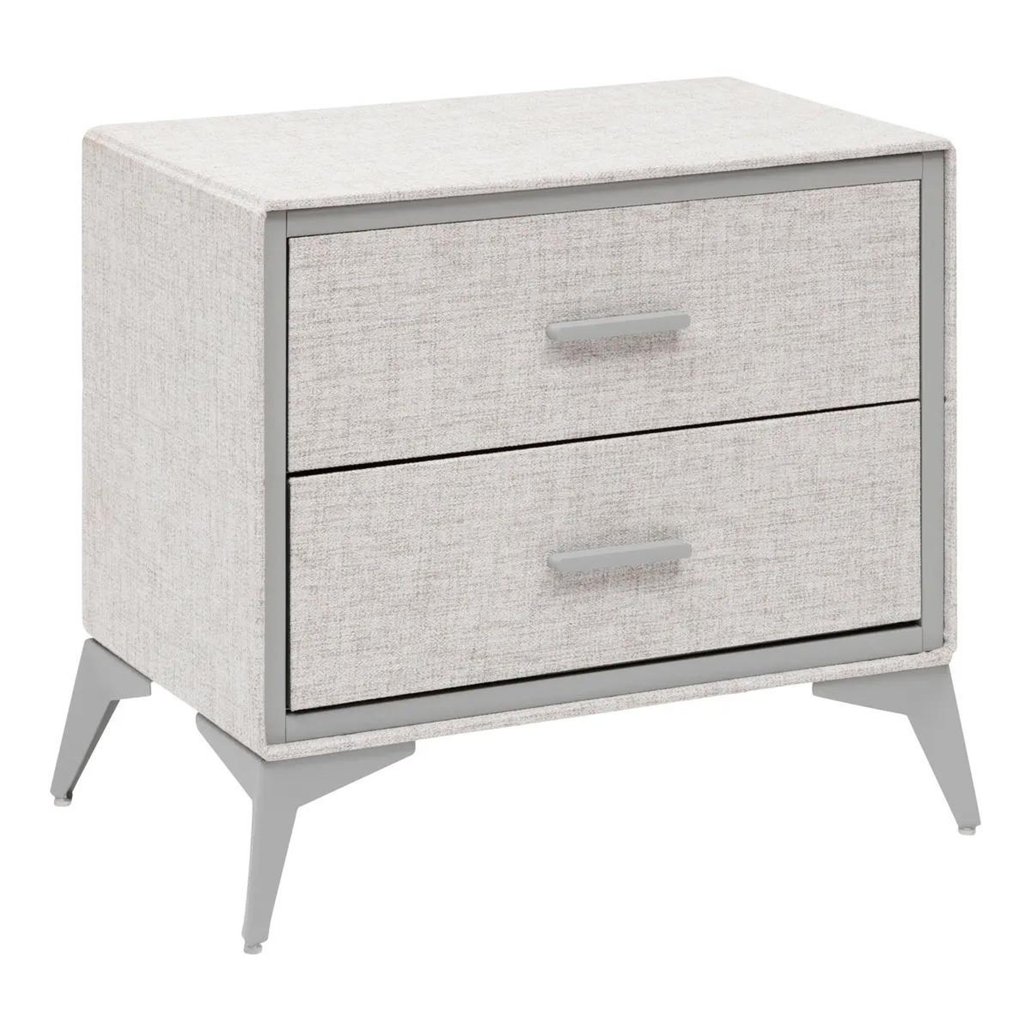 FIVE Commode 2 tiroirs paniers  granite  64cm gris
