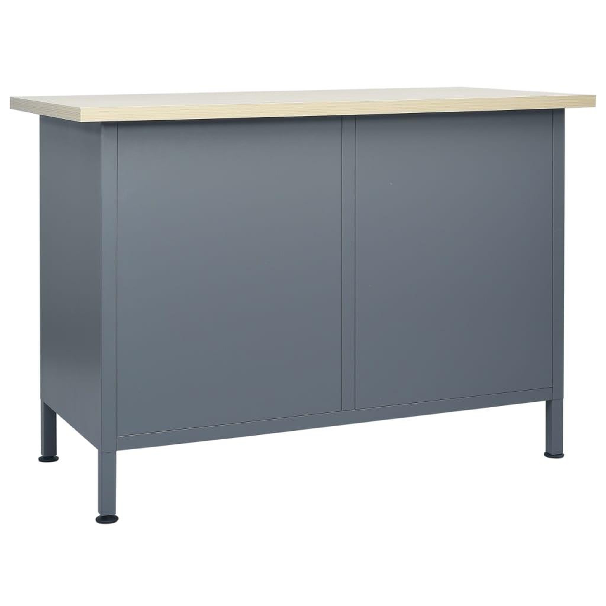 Voir la diapositive 4 : VIDAXL Etabli Noir 120x60x85 cm Acier