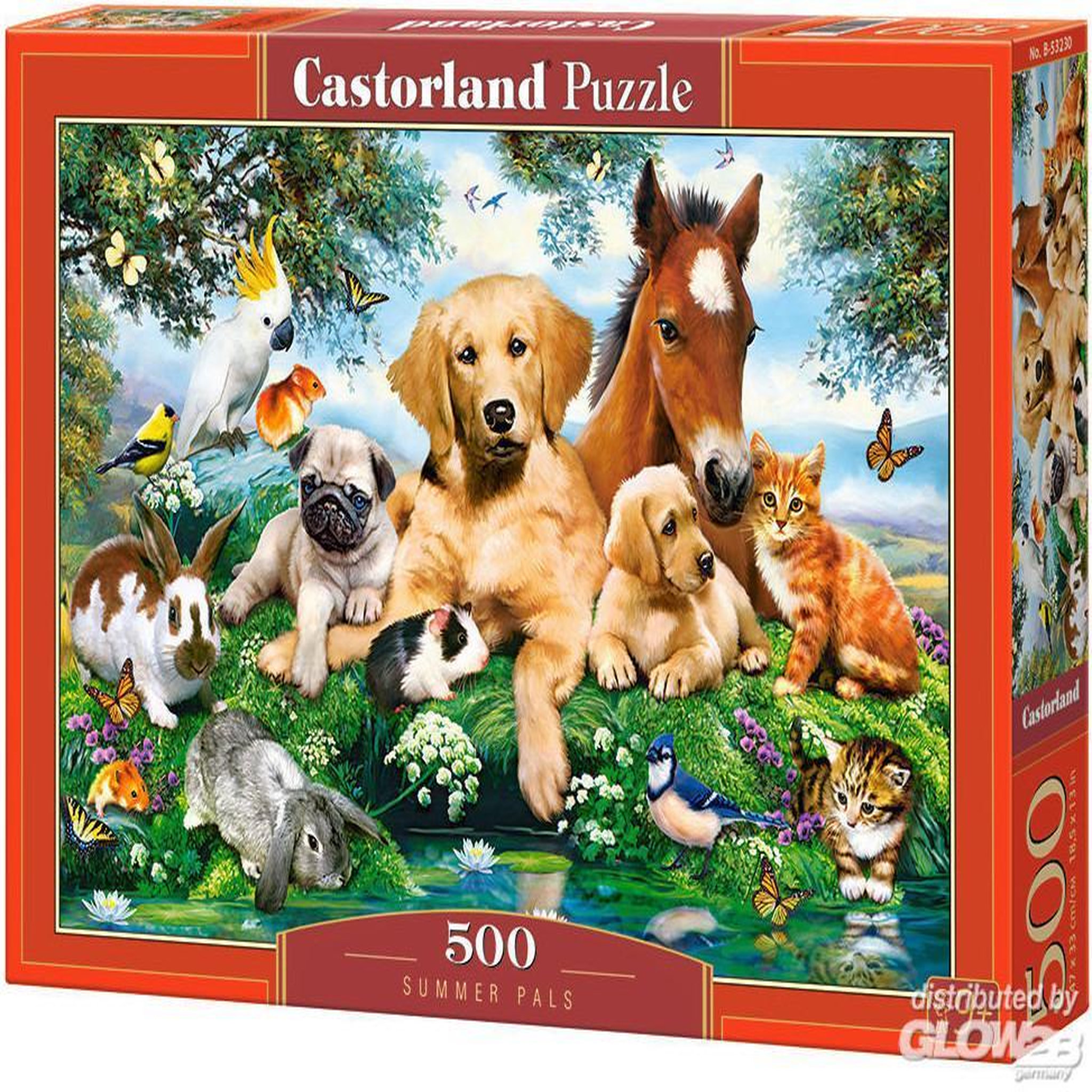 Voir la diapositive 3 : Castorland Puzzle 500 pièces : Copains d'été