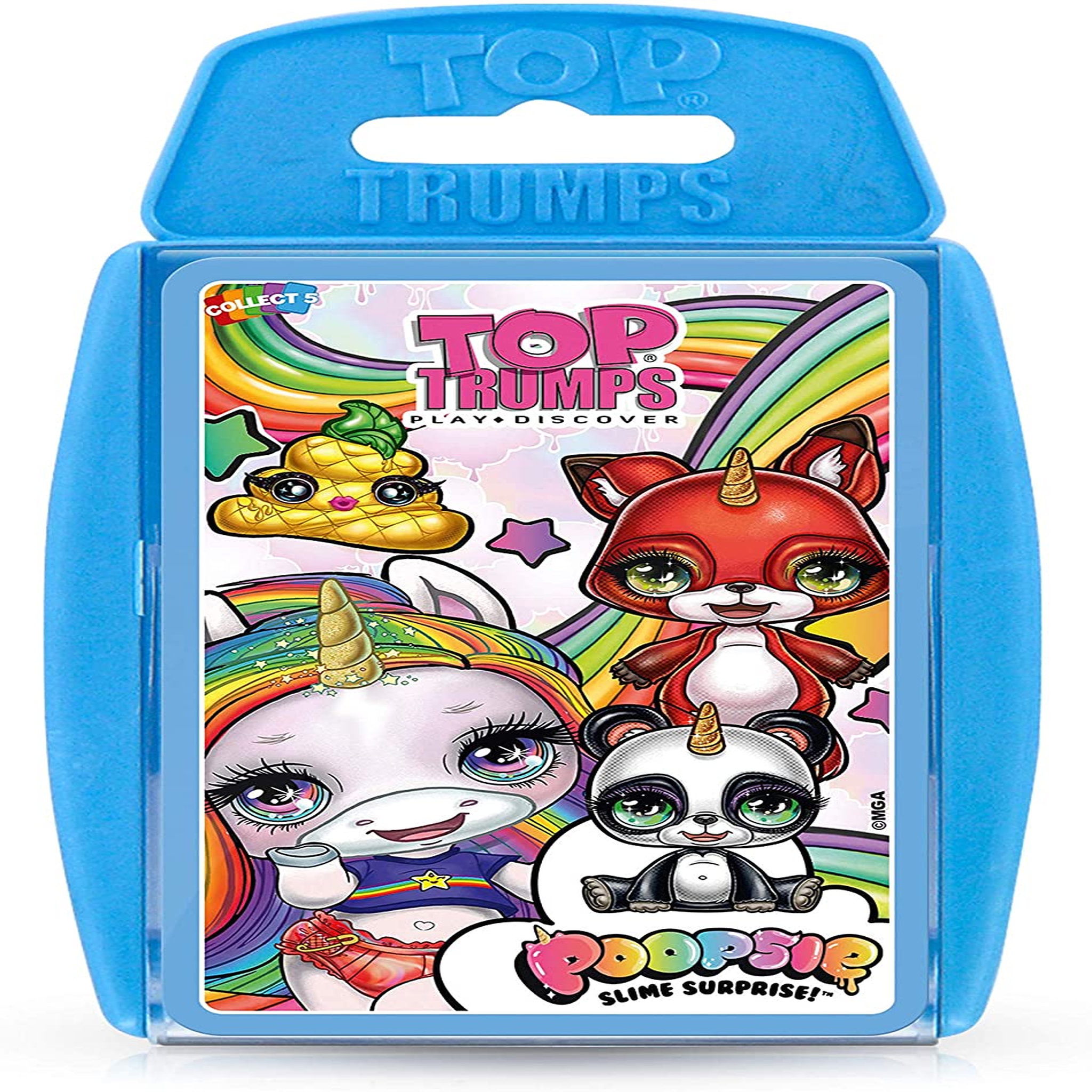 Voir la diapositive 1 :  WINNING MOVES Jeu de Cartes Top Trumps Poopsie