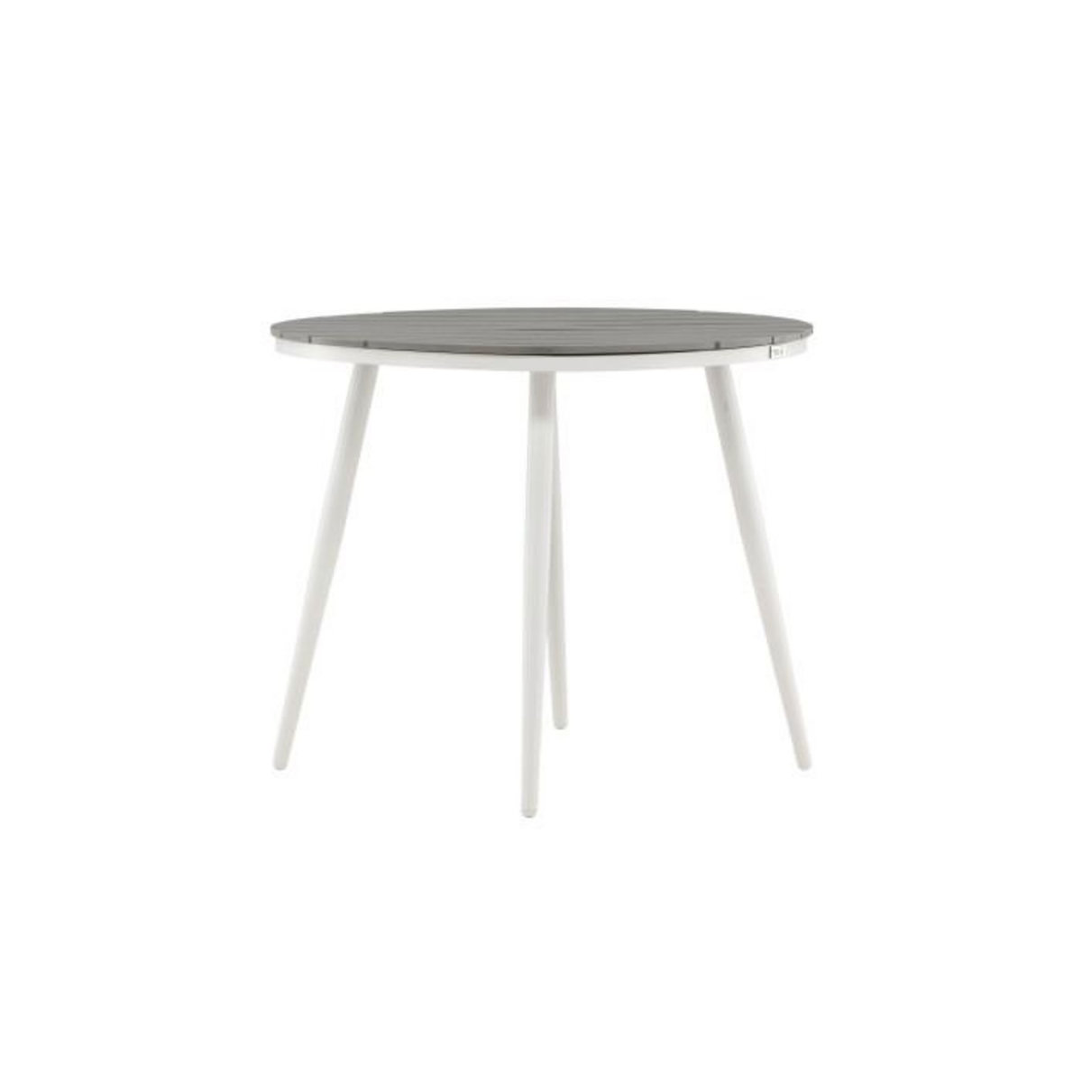 Paris Prix Table de Jardin Ronde  Break  90cm Gris