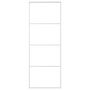 Voir la diapositive 2 : VIDAXL Porte coulissante Verre ESG et aluminium 76x205 cm Blanc