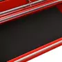 VIDAXL Chariot a outils avec 21 tiroirs Acier Rouge
