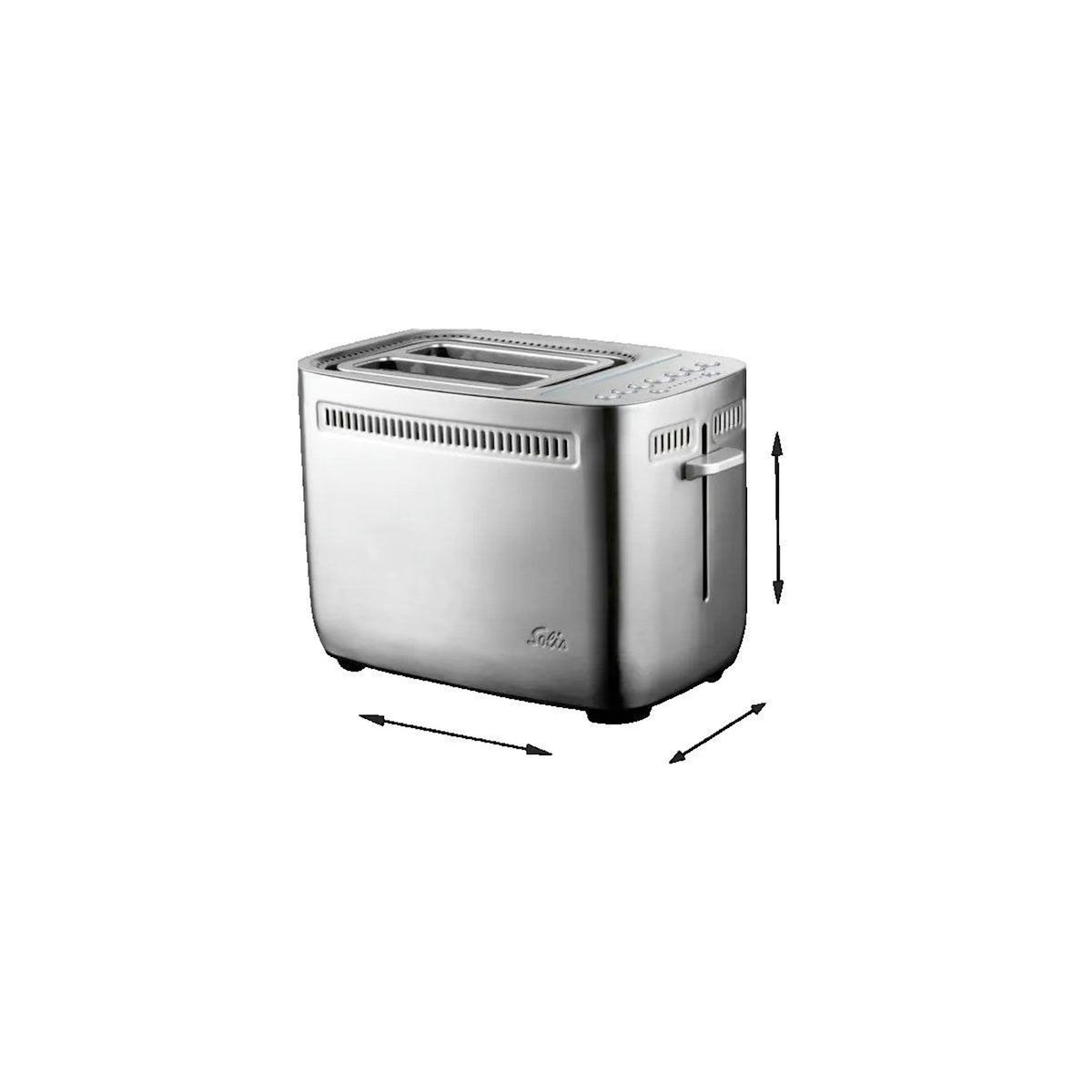 Solutil Grille-pain Solis avec fonction turbo et 7 niveaux de doré