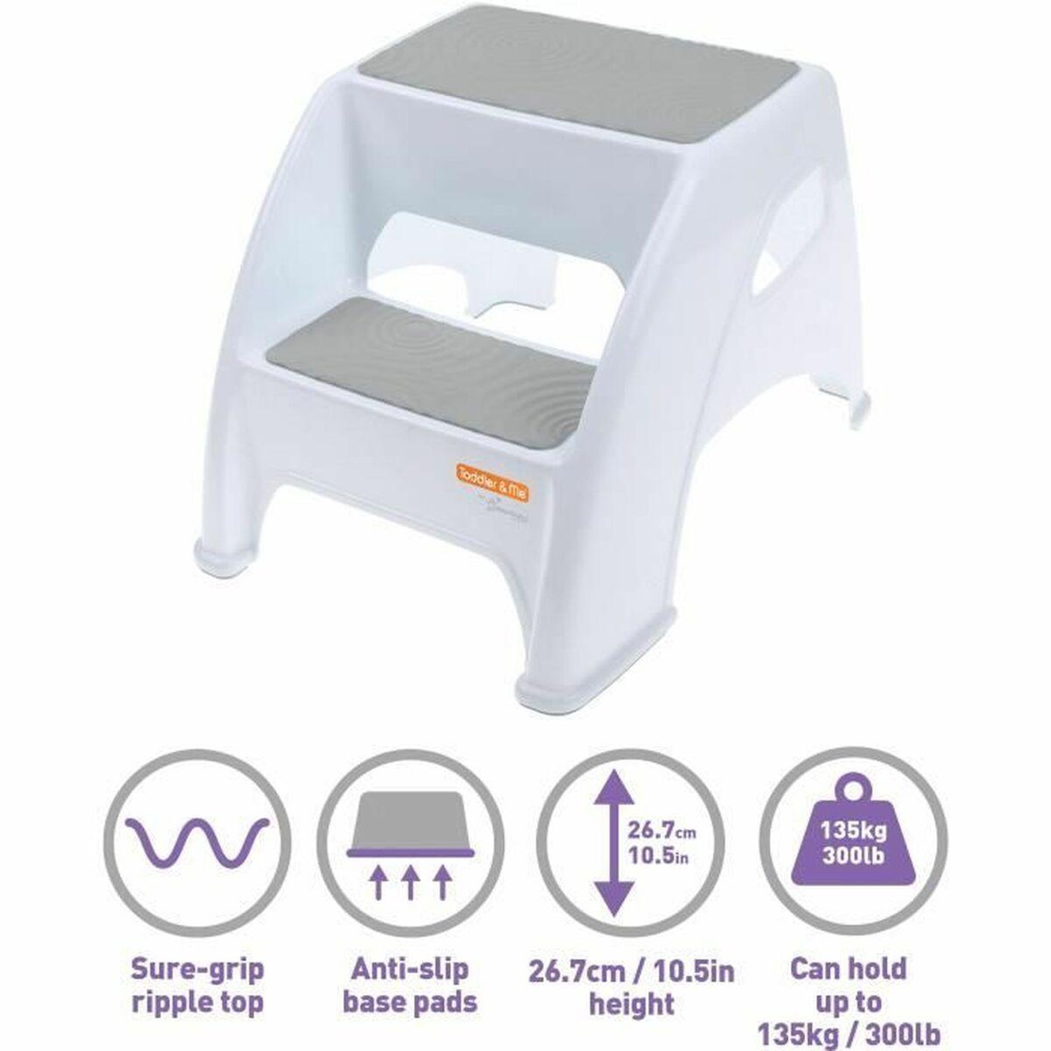 Voir la diapositive 2 : Réducteur de WC - DREAMBABY - STEP-UP - Siege d'apprentissage de la propreté - 2 étages réglables - Aqua