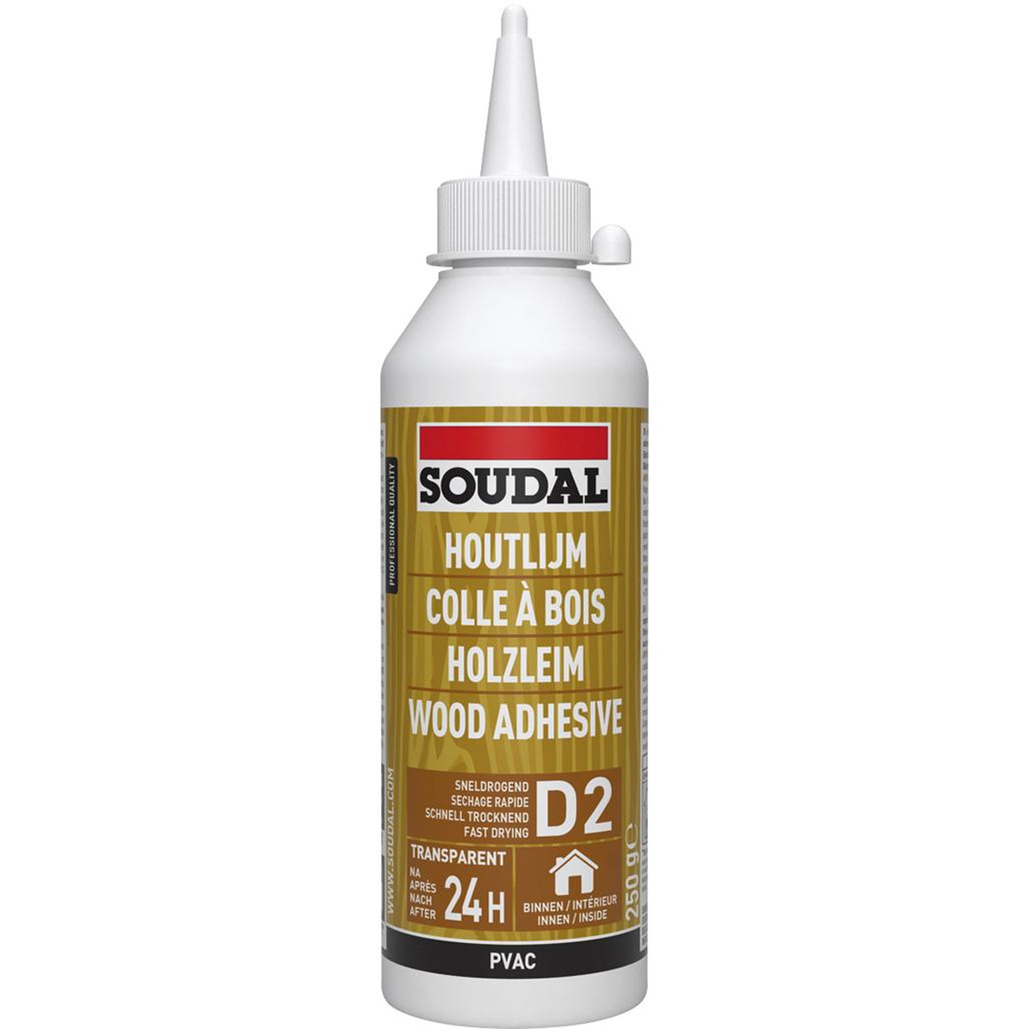 Voir la diapositive 4 : Soudal Colle à bois rapide blanche 250g