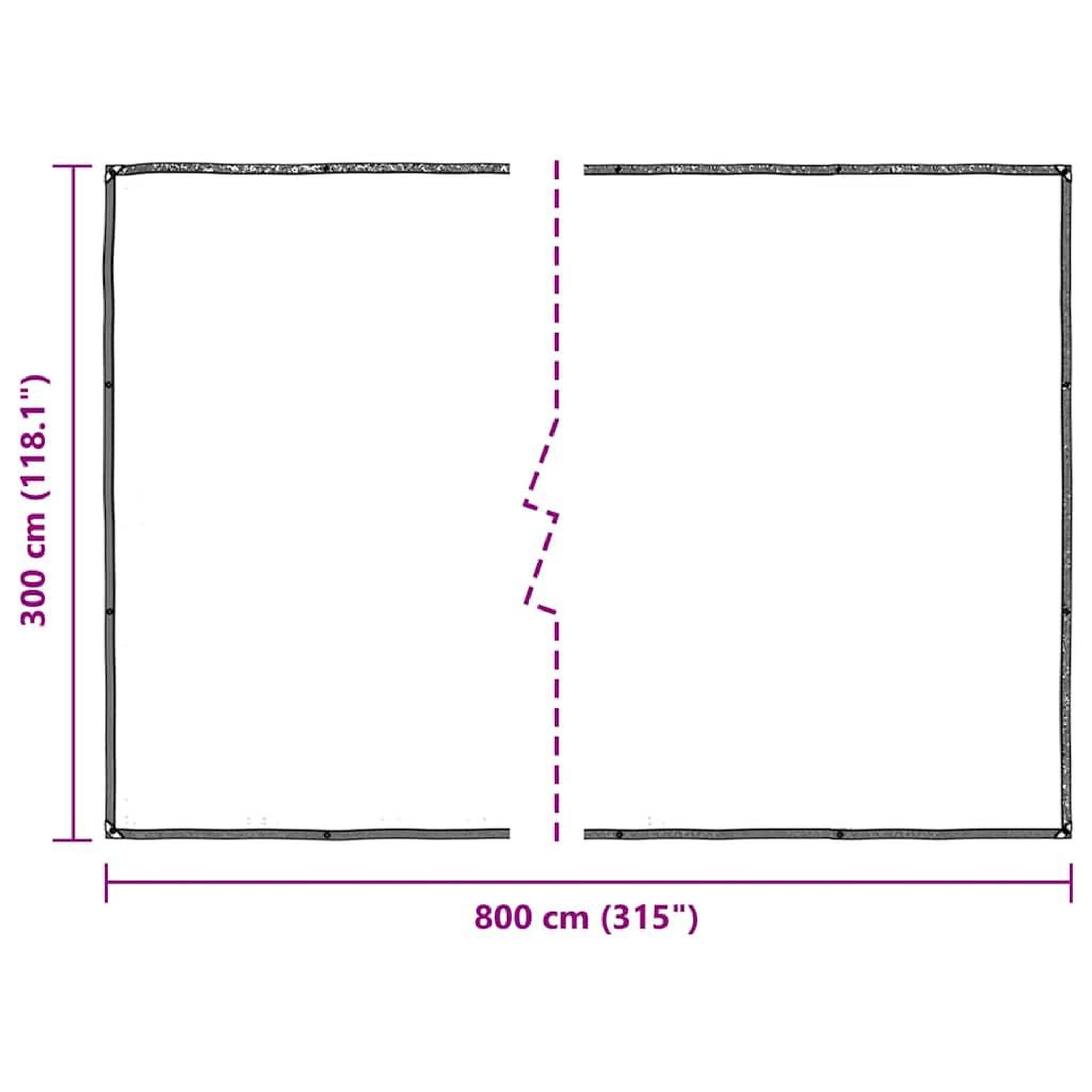 Voir la diapositive 6 : VIDAXL Housse de protection plantes avec œillets 3x8 m polyethylene