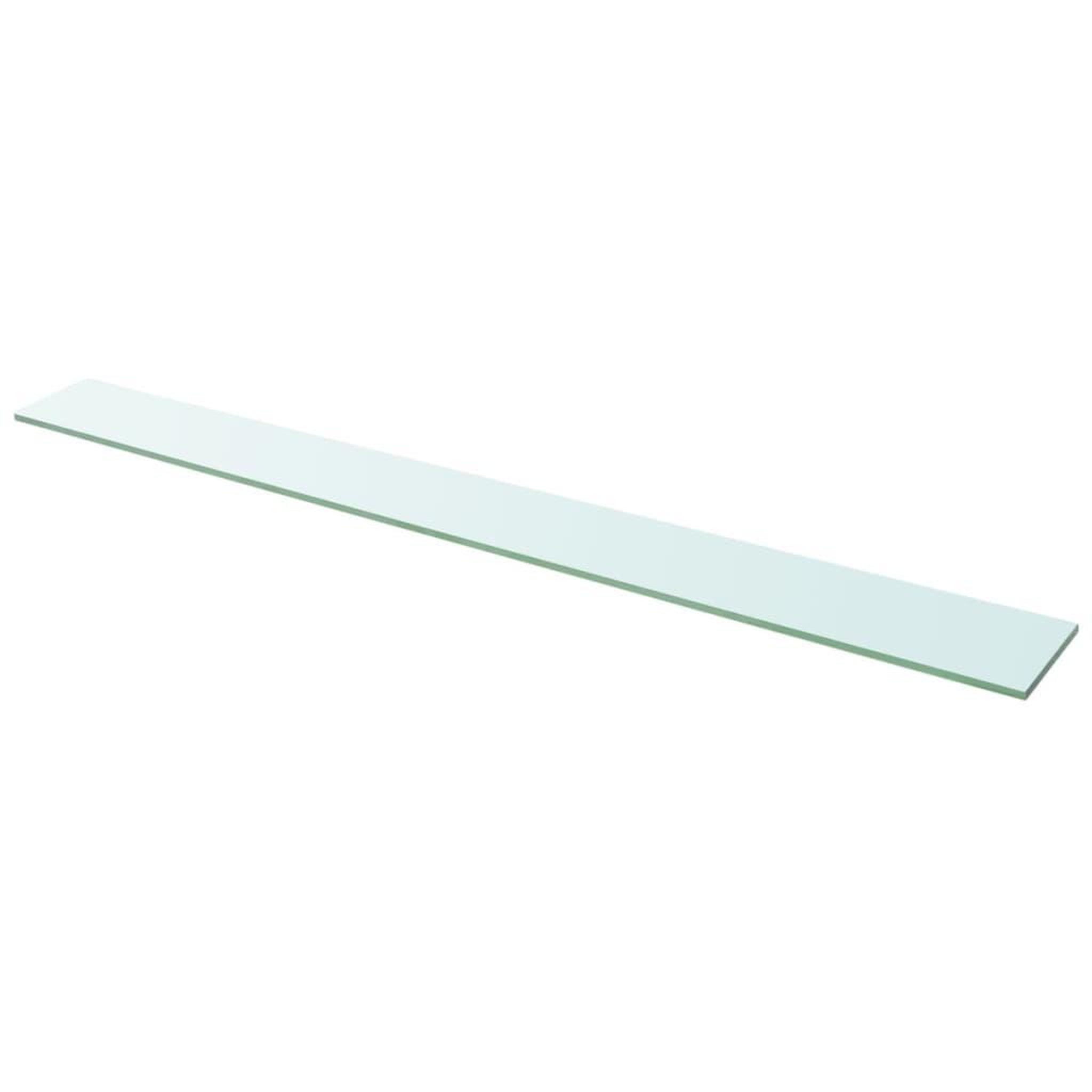 Voir la diapositive 1 : VIDAXL Panneau d'etagere Verre transparent 110 x 12 cm