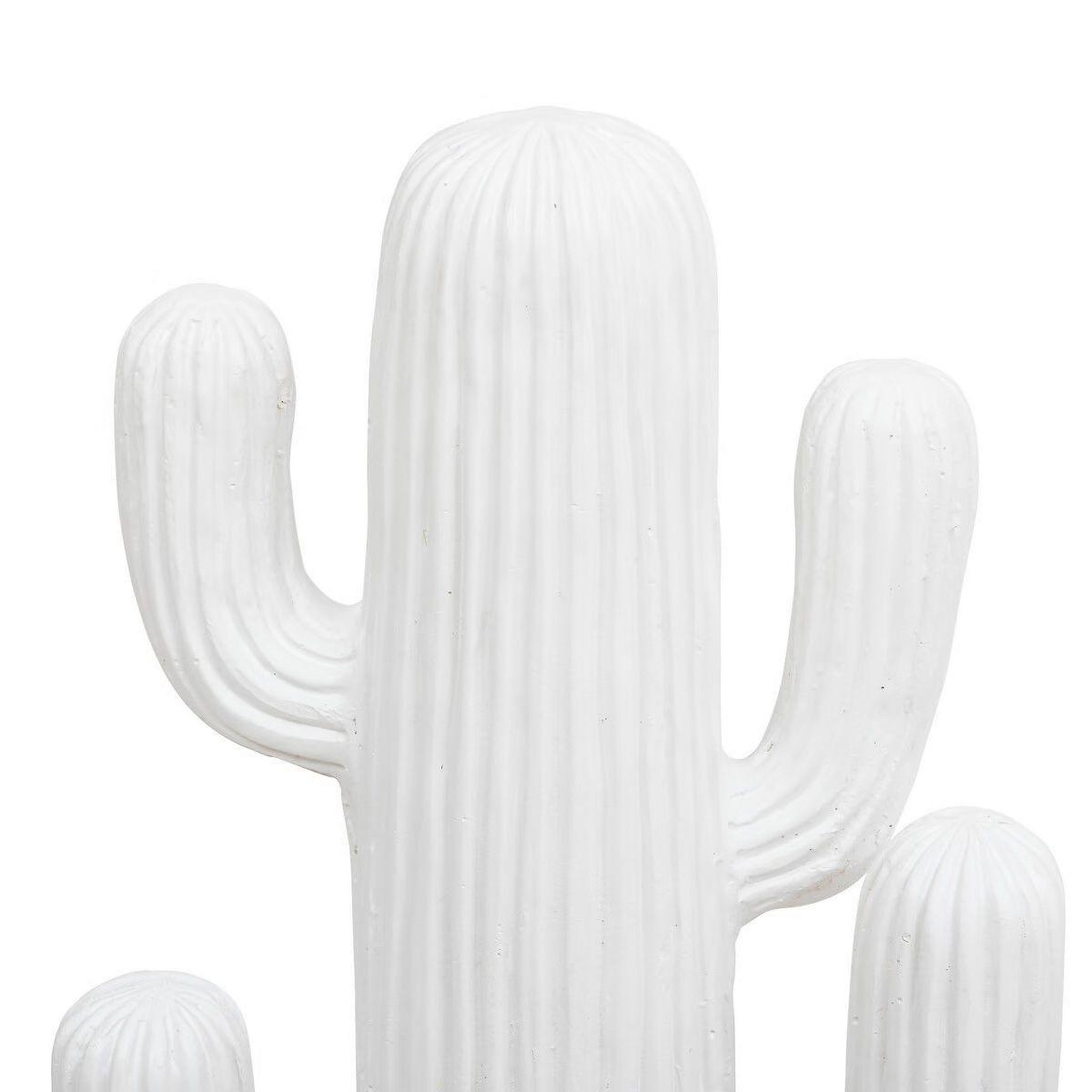 Voir la diapositive 2 : ATMOSPHERA Cactus déco 4 branches  rodrigo  57cm blanc