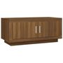 Voir la diapositive 2 : VIDAXL Table basse Chene marron 102x50x45 cm Bois d'ingenierie