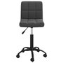 Voir la diapositive 3 : VIDAXL Chaise pivotante de bureau Noir Velours