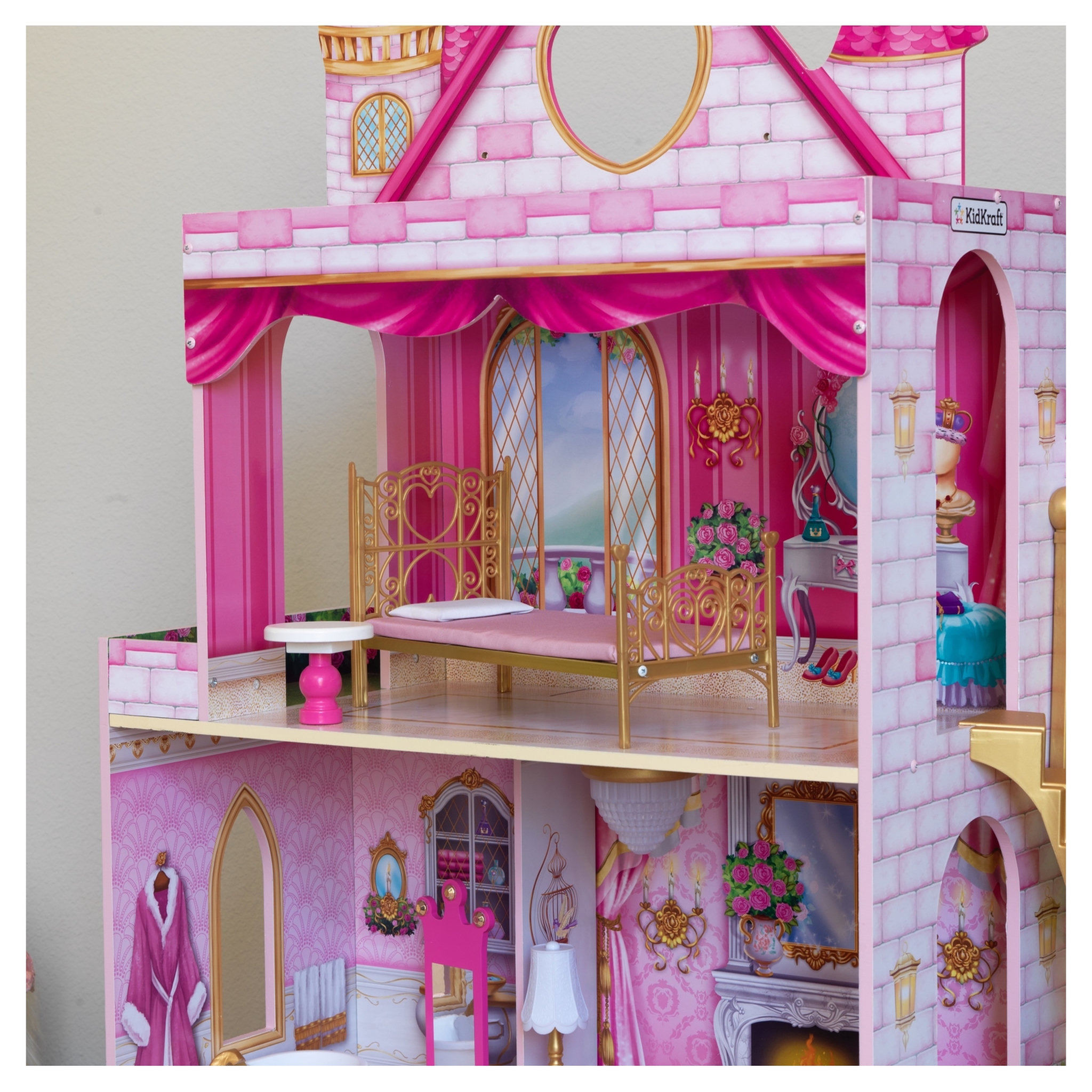 Voir la diapositive 3 : Kidkraft Château de princesse Rose Garden