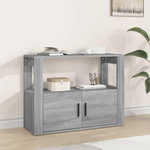 VIDAXL Buffet Sonoma gris 80x30x60 cm Bois d'ingenierie