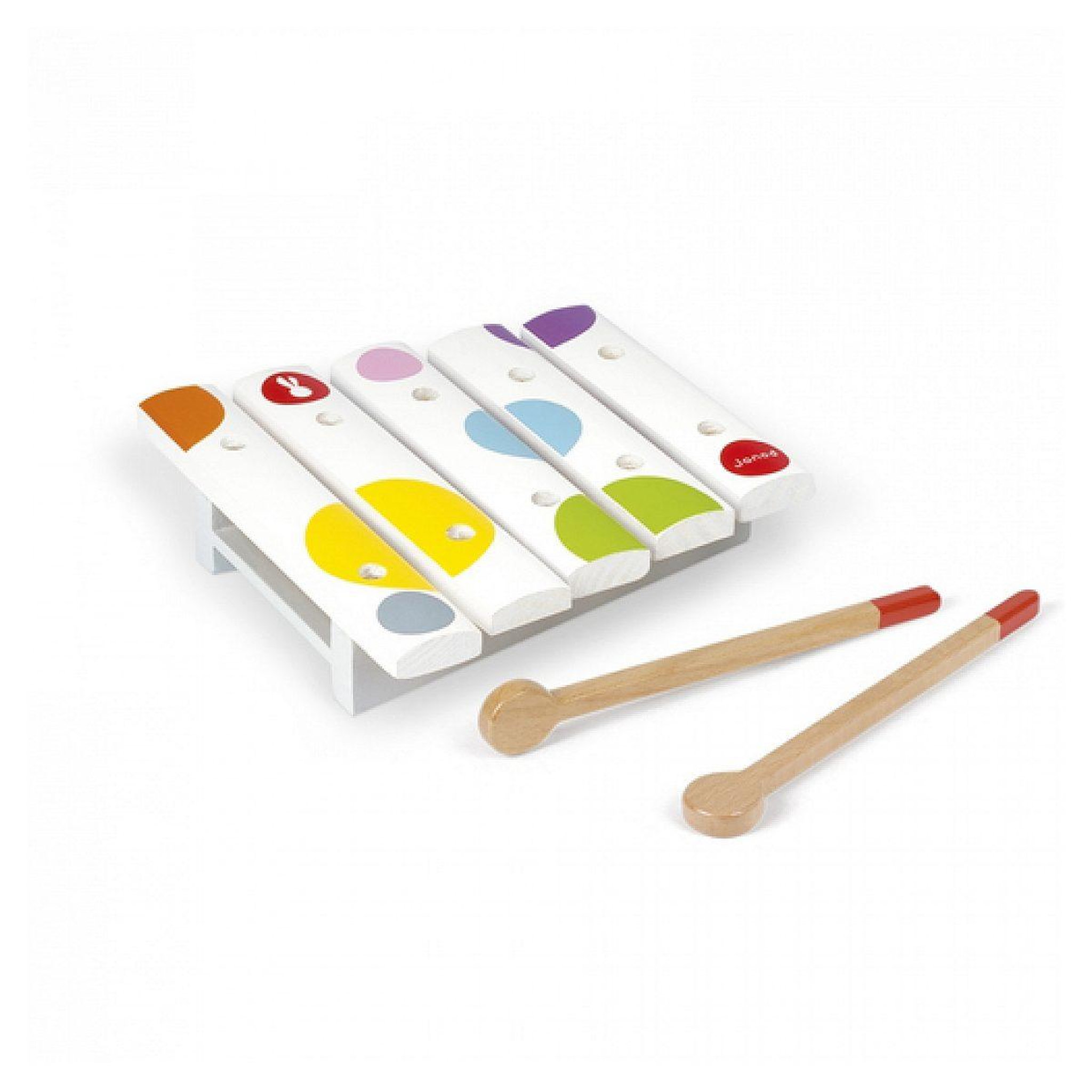 Voir la diapositive 2 : JANOD Xylophone en bois confetti