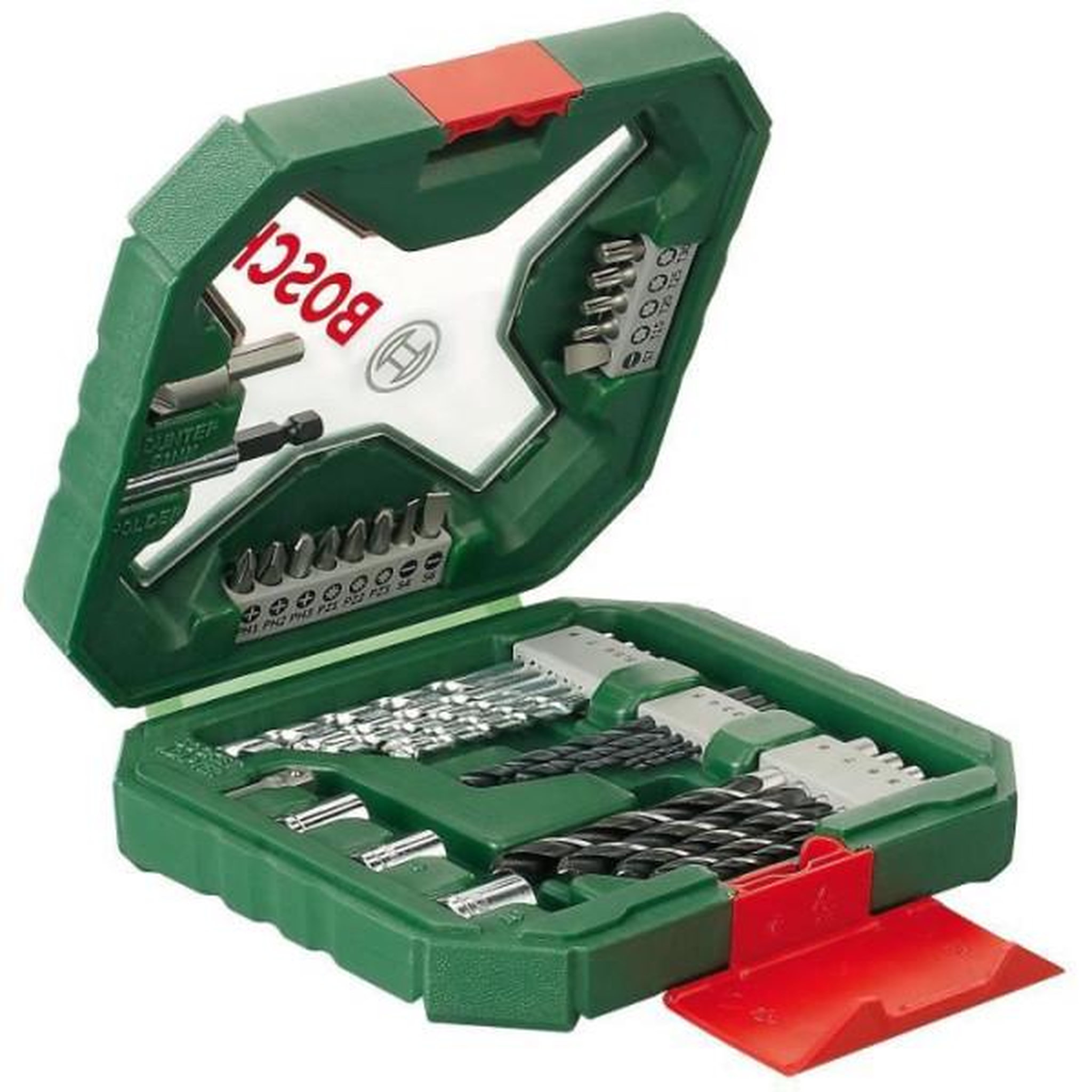 Voir la diapositive 2 : BOSCH Set mixte perçage - vissage bosch - coffret x-line classic de forets et d'embouts de vissage, 34 pieces