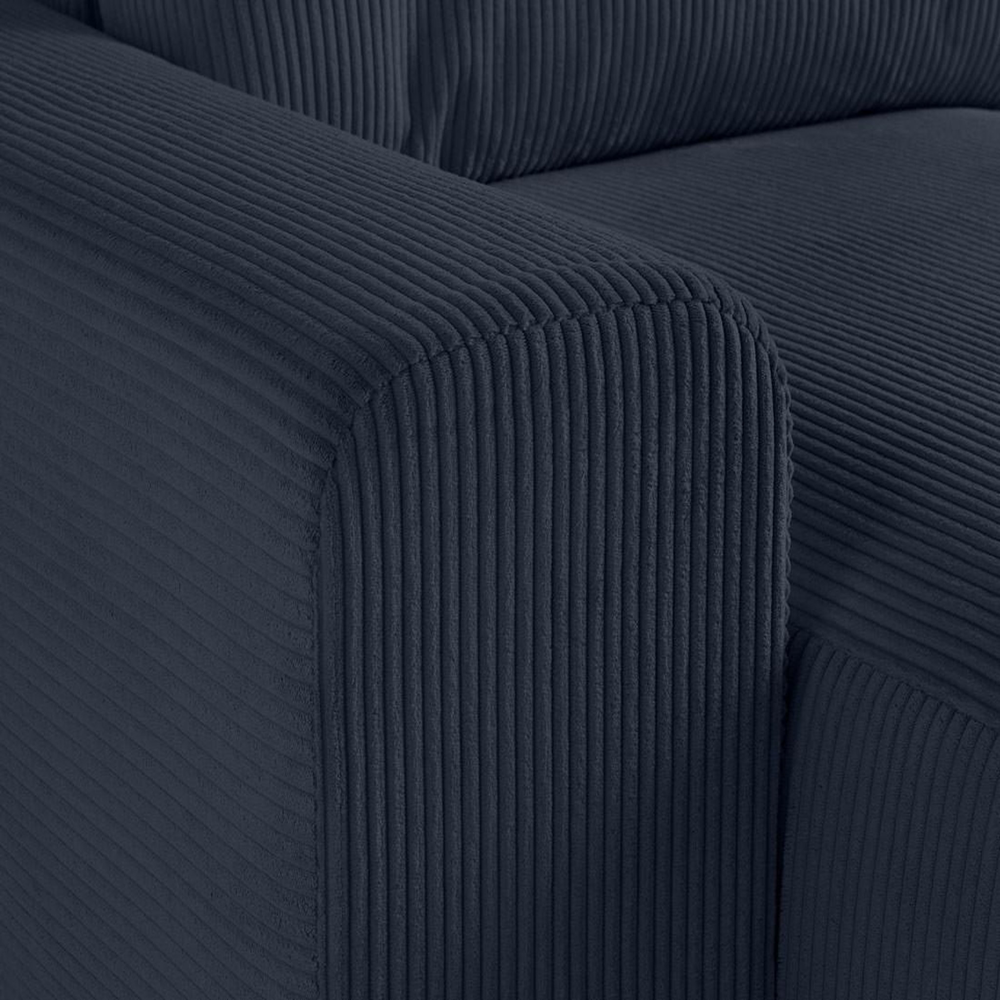 Voir la diapositive 4 : BEST MOBILIER Garance - canapé modulable d'angle droit - 8 places - en velours côtelé