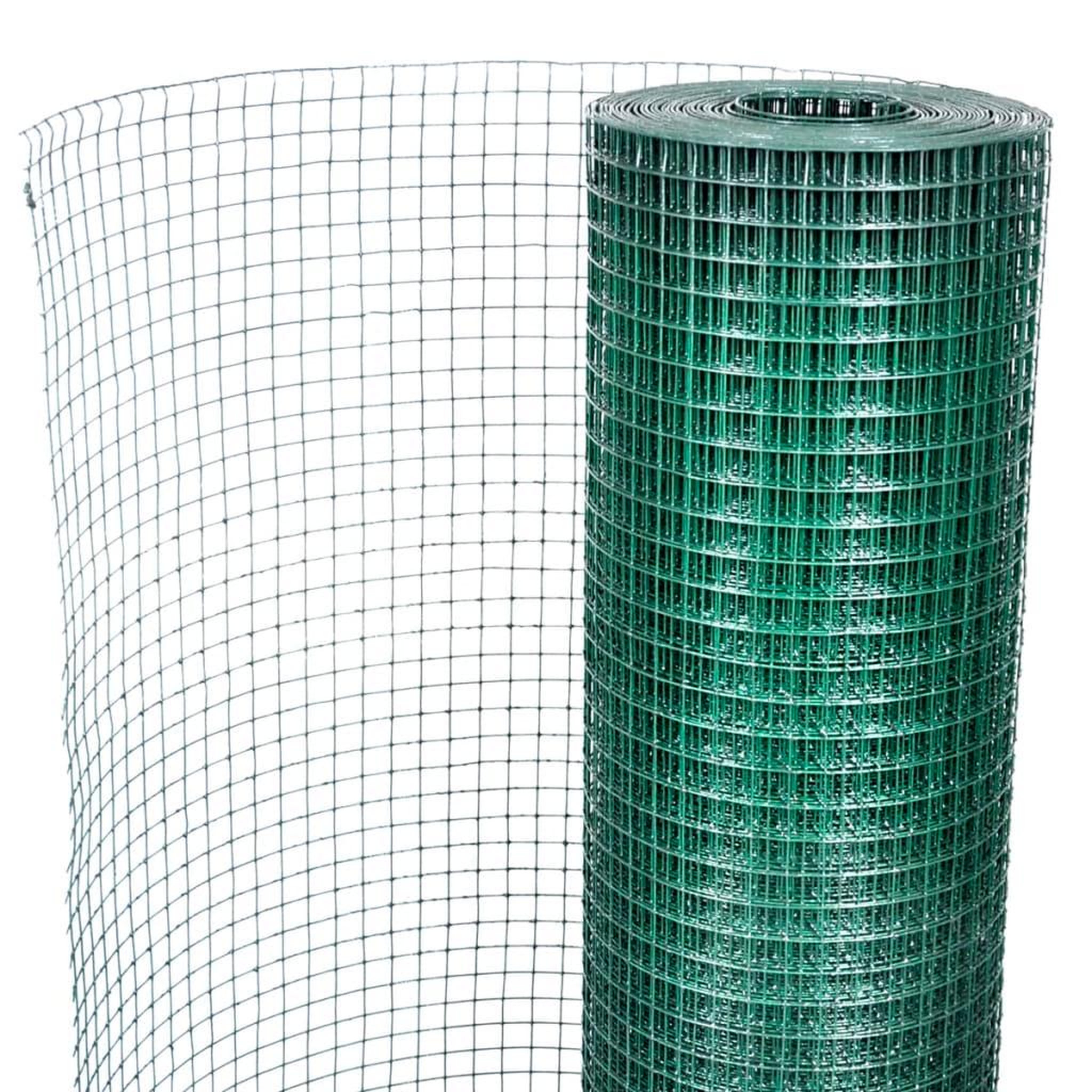 Voir la diapositive 4 : VIDAXL Grillage Acier galvanise et revetement en PVC 25 x 1 m Vert