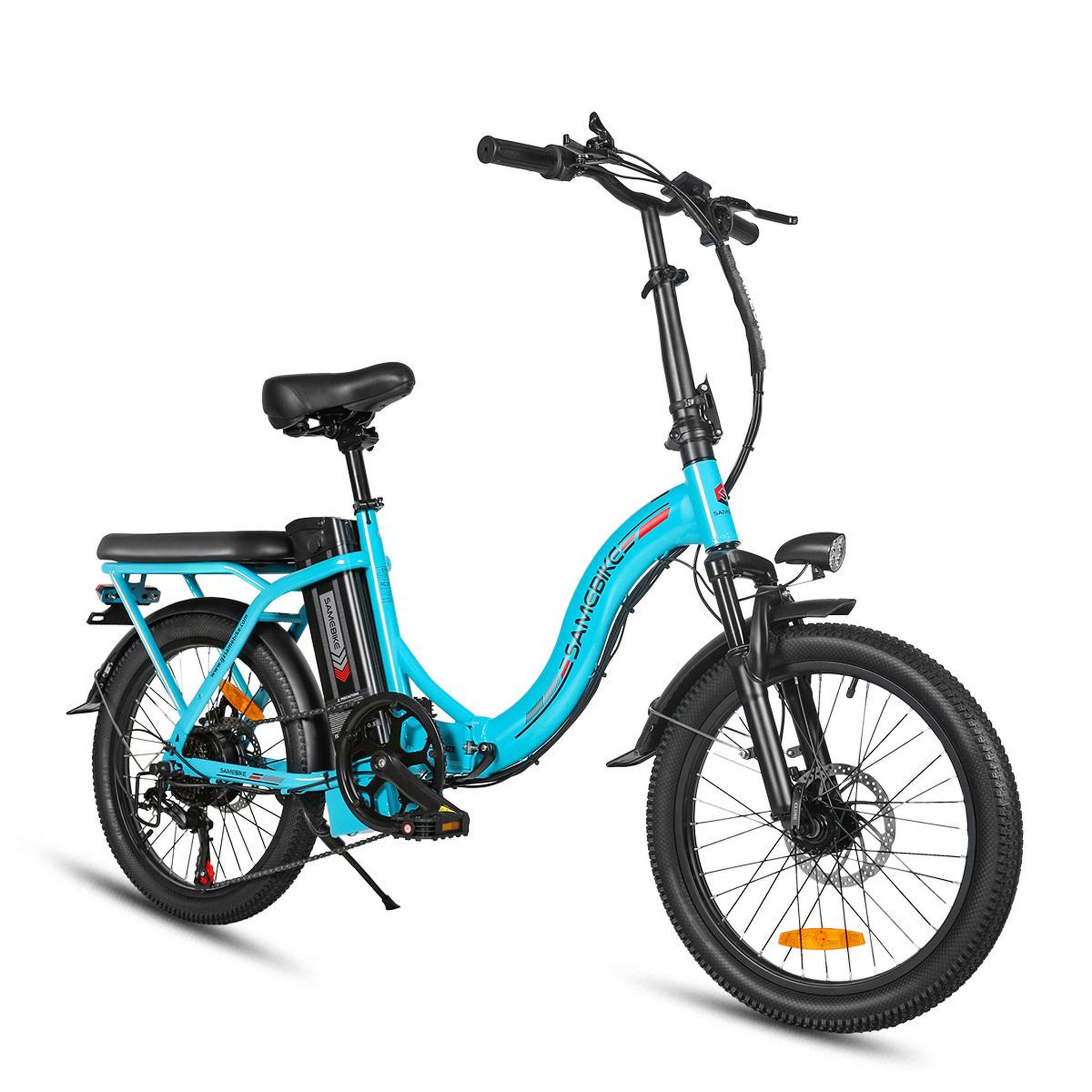 Voir la diapositive 4 : SAMEBIKE Vélo électrique pliant de ville SAMEBIKE CY20