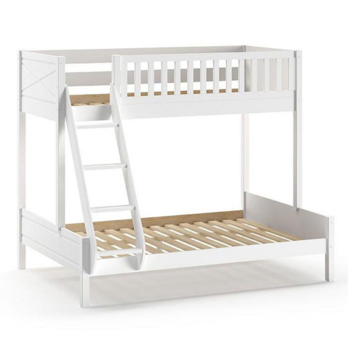 Paris Prix Pack - Lit Familial & 2 Tiroirs  Scott  Blanc