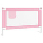 Voir la diapositive 2 : VIDAXL Barriere de securite de lit d'enfant Rose 120x25 cm Tissu