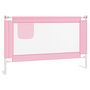 Voir la diapositive 2 : VIDAXL Barriere de securite de lit d'enfant Rose 120x25 cm Tissu