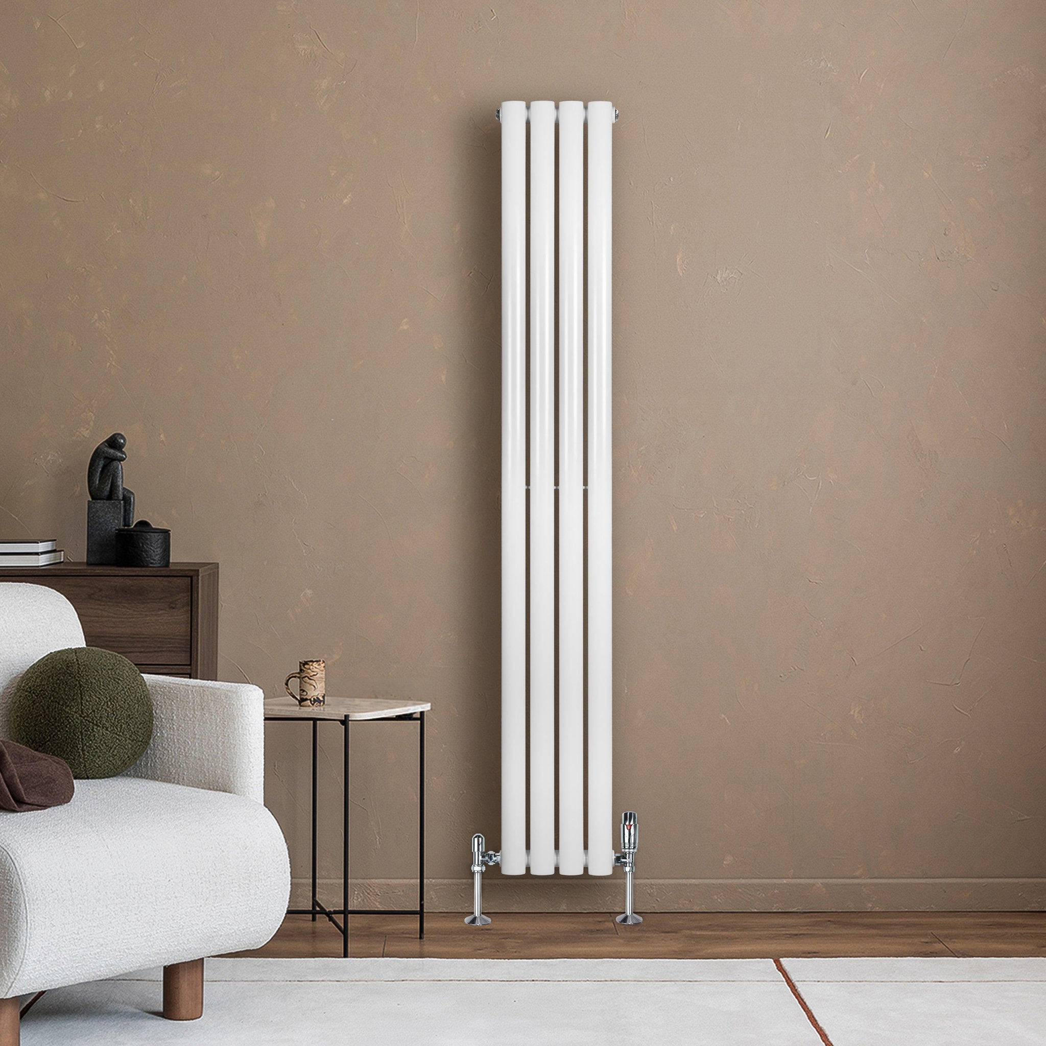 Voir la diapositive 4 : MONSTERSHOP Radiateur à colonnes ovales, 1 panneau - 1600 x 240 mm
