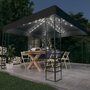 Voir la diapositive 1 : VIDAXL Chapiteau de jardin avec lumieres LED 3x3 m Anthracite