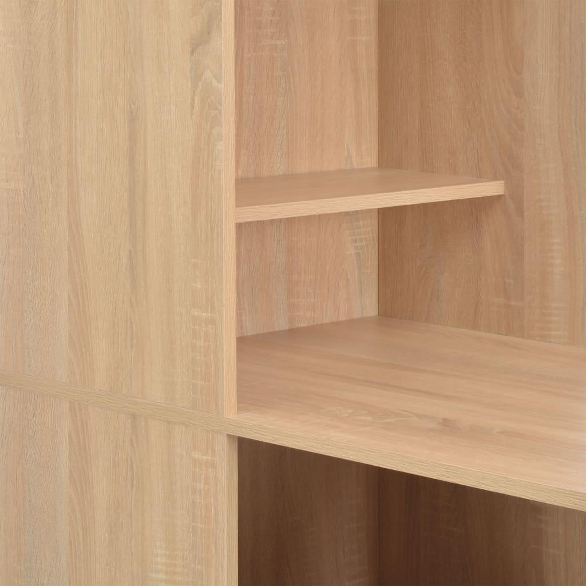 Voir la diapositive 5 : VIDAXL Table de bar avec armoire Chene 115x59x200 cm