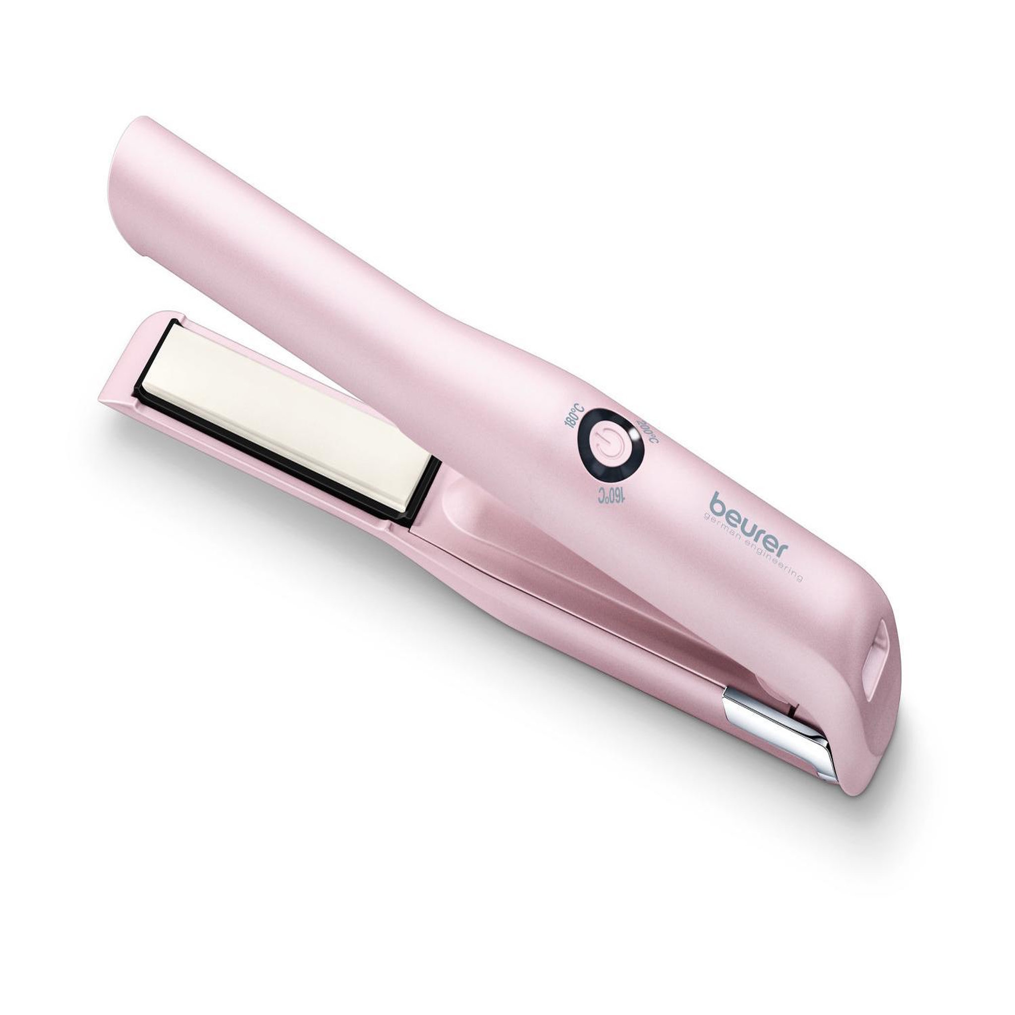 Voir la diapositive 2 : Beurer Lisseur portable sans fil Beurer HS20 rose