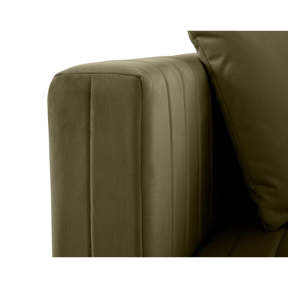 LISA DESIGN Nova - module d'assise gauche - en velours