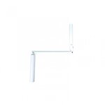 CENTRALE BRICO Poignée manivelle acier laqué, H.415 x L.20 x P.20 mm