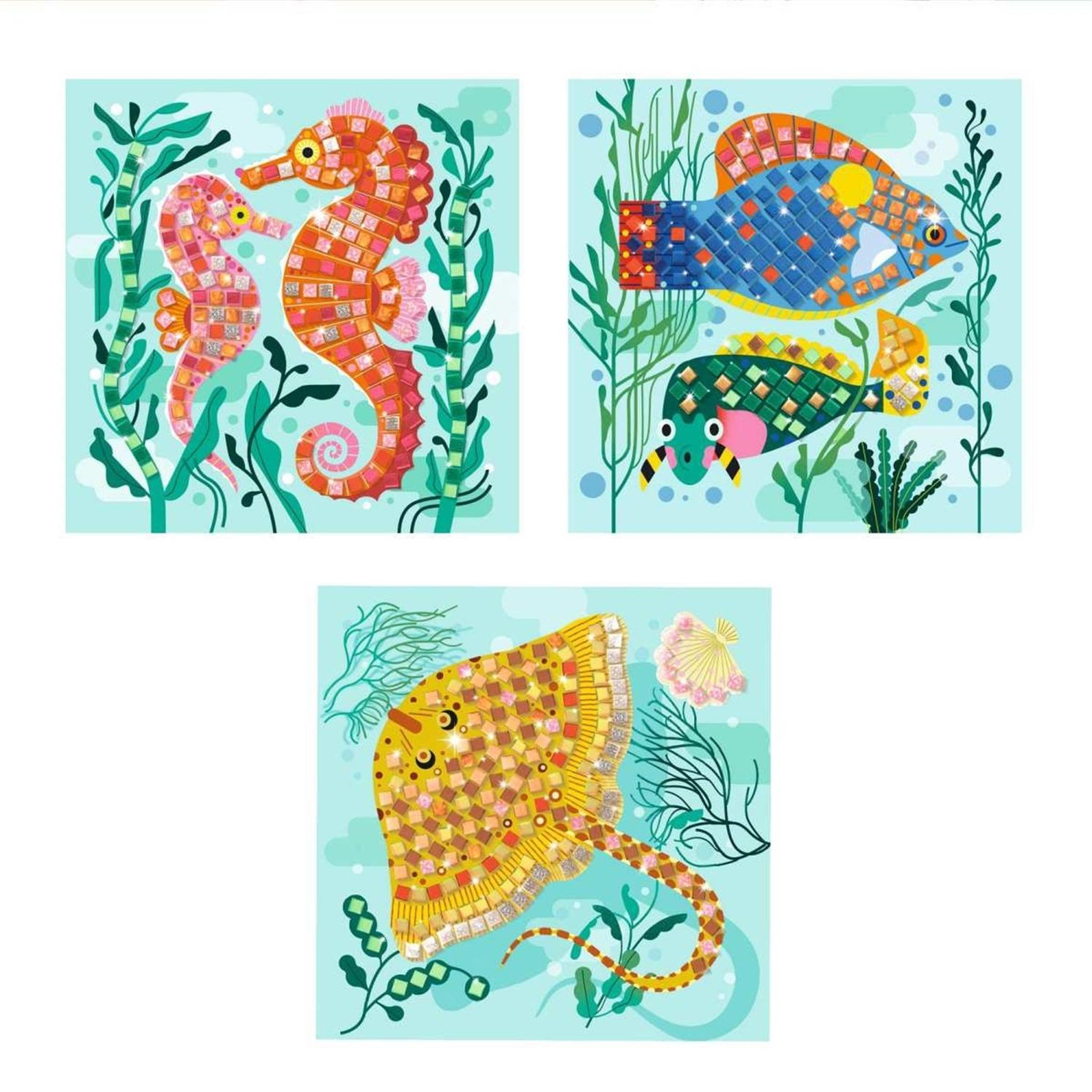 Voir la diapositive 4 : Djeco Coffret mosaiques - Caraibes