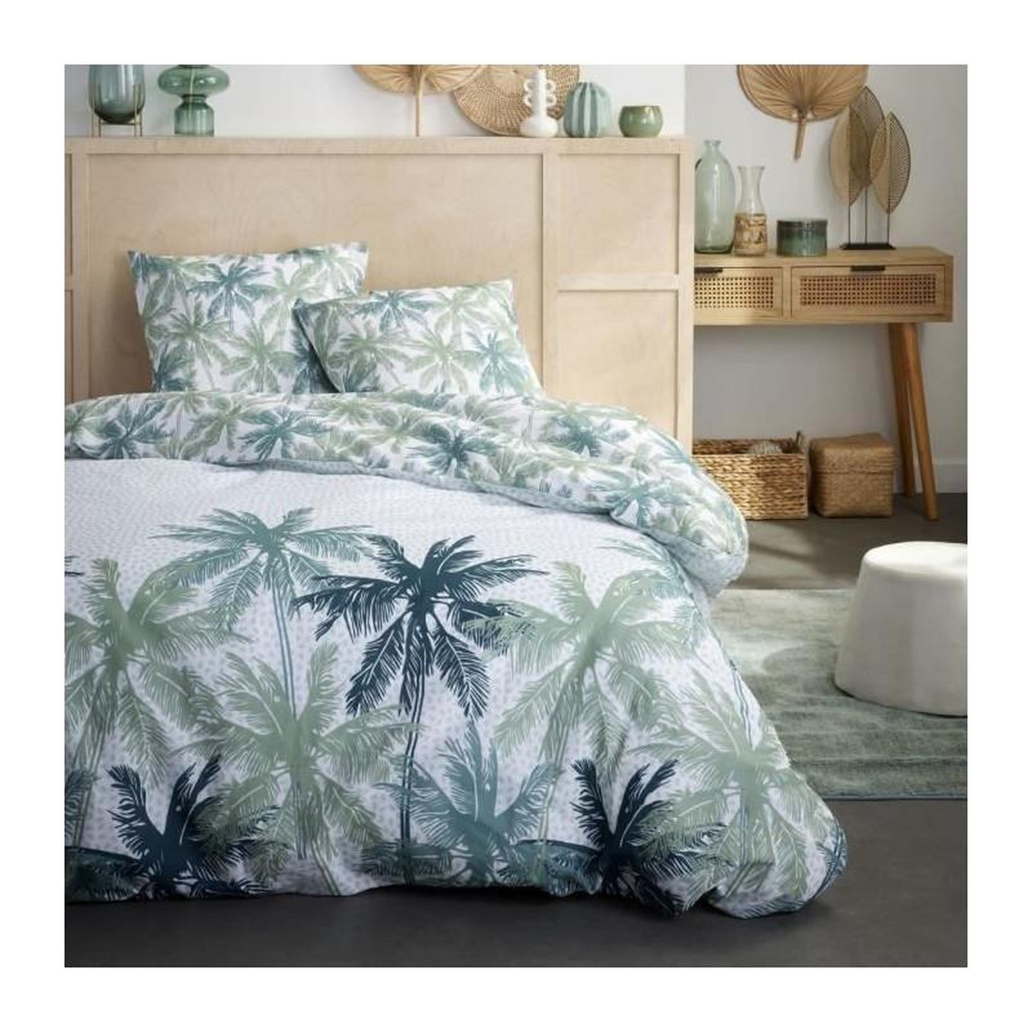 Today Parure de lit 2 personnes - TODAY - Sunshine 16.6 - 240 x 260 cm - 100% Coton imprimé