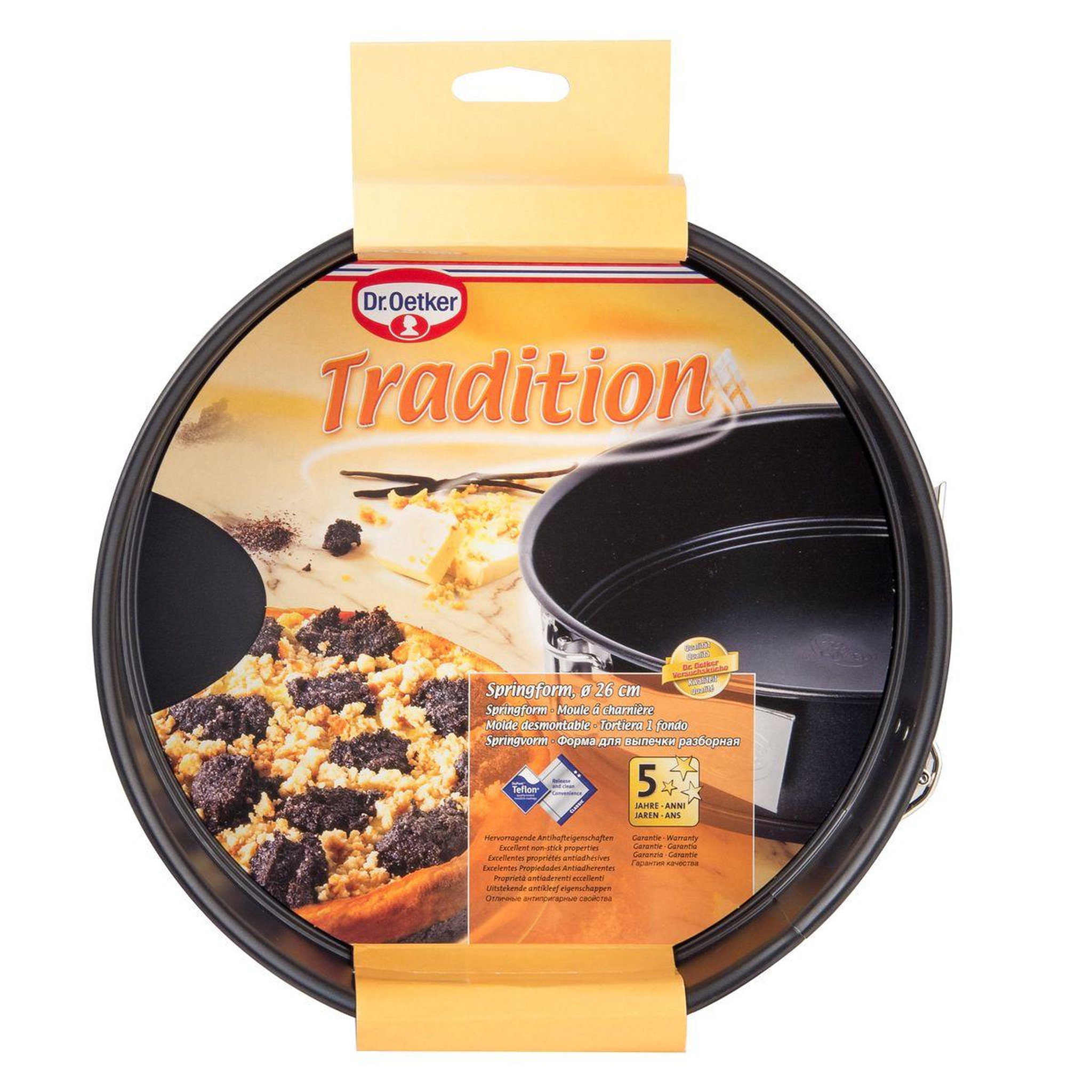Voir la diapositive 5 : DR.OETKER Moule à manqué à charnière 26 cm dr.oetker tradition