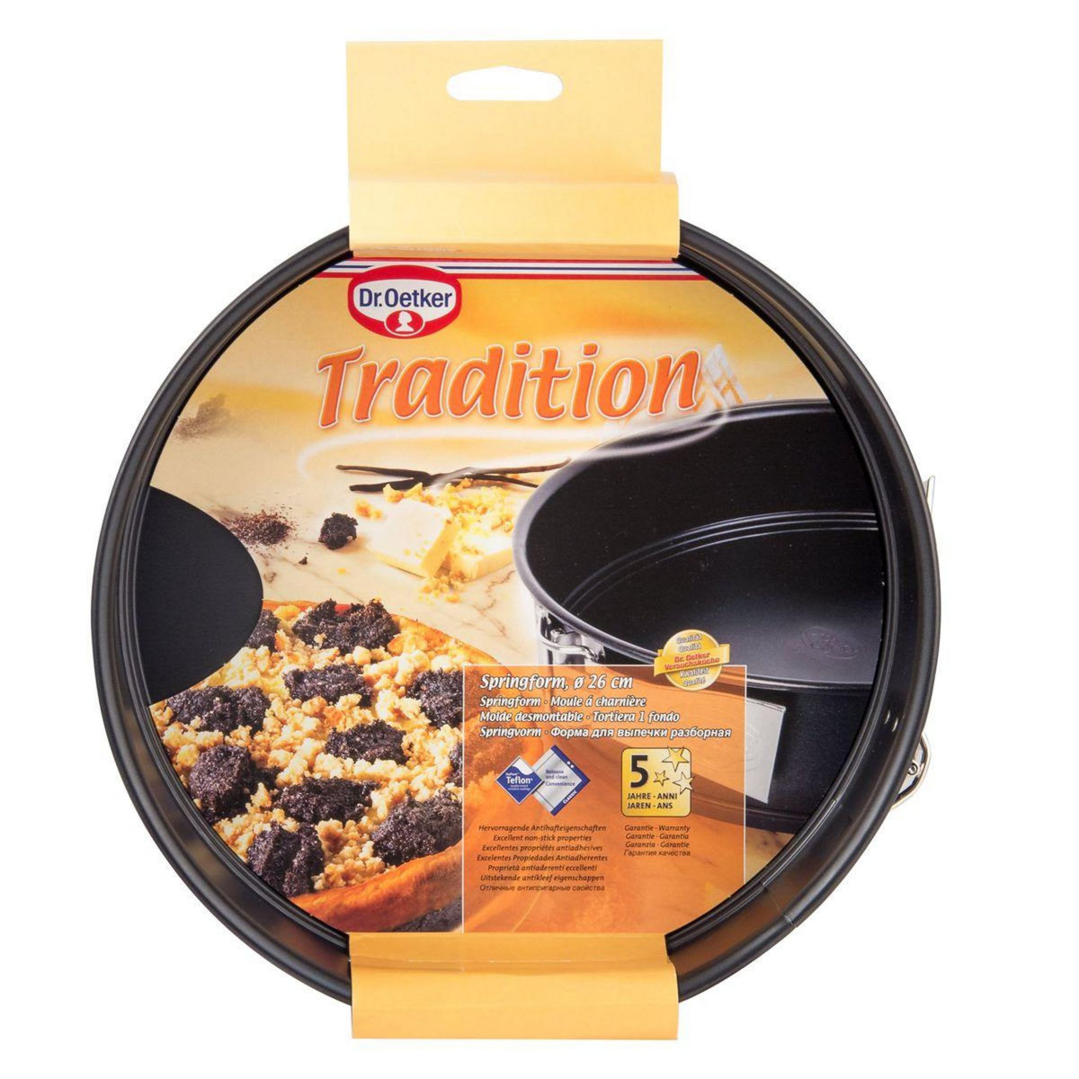 DR.OETKER Moule à manqué à charnière 26 cm Dr.Oetker Tradition