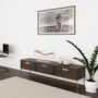 Voir la diapositive 2 : Paris Prix Console Design en Bois  Pimlico  150cm Naturel