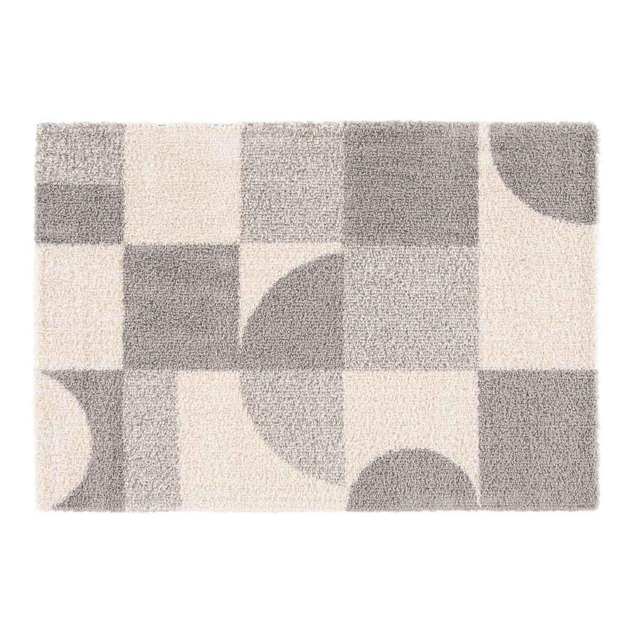 Voir la diapositive 1 : Douceur d'Intérieur Tapis déco  tyler  120x170cm naturel & gris