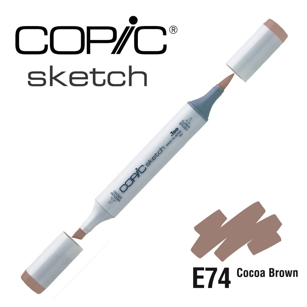 Copic Marqueur à l'alcool Copic Sketch E74 Cocoa Brown