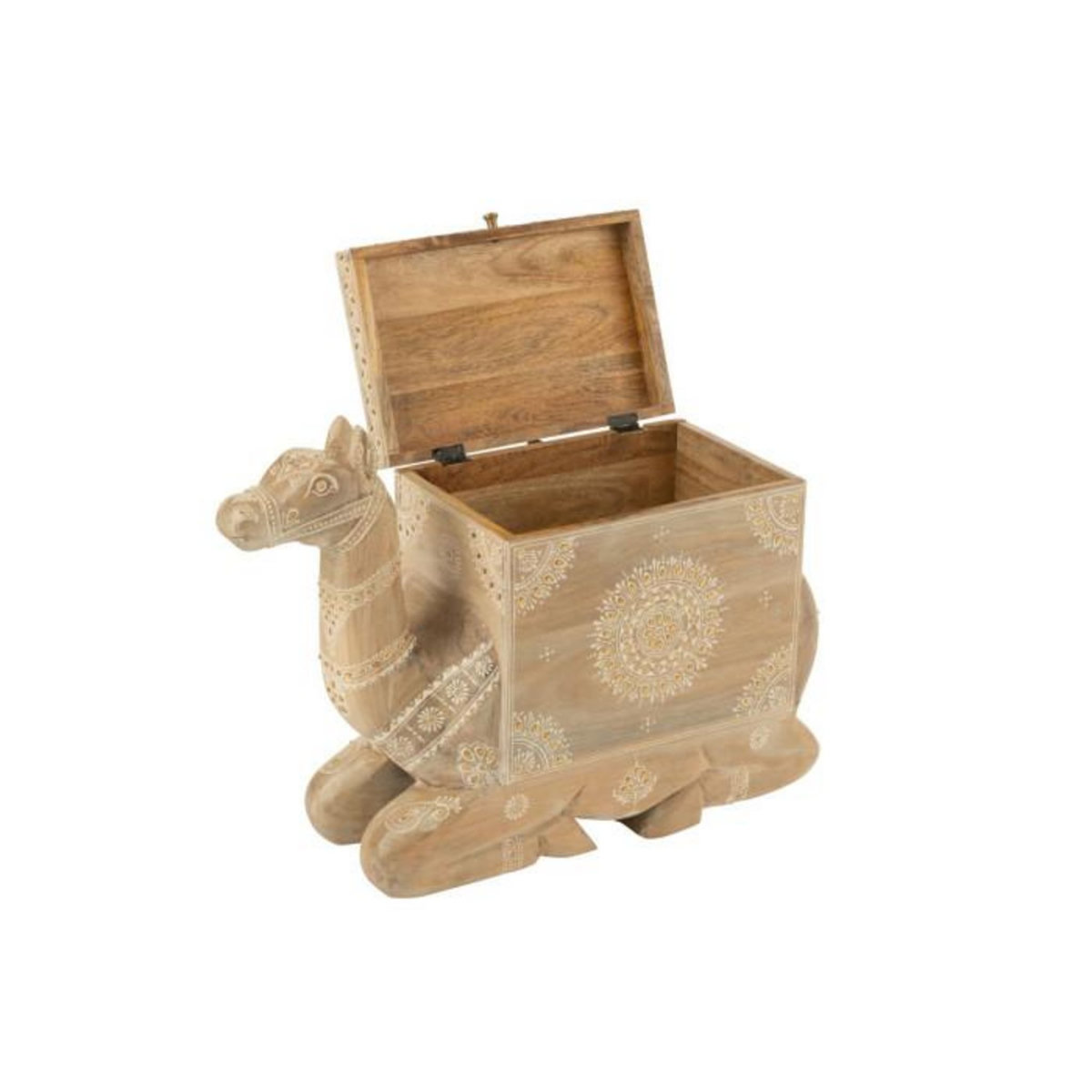 Paris Prix Coffre Chameau en Bois  Perle du Sahara  69cm Naturel