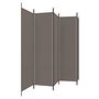 Voir la diapositive 4 : VIDAXL Cloison de separation 5 panneaux Anthracite 250x200 cm Tissu