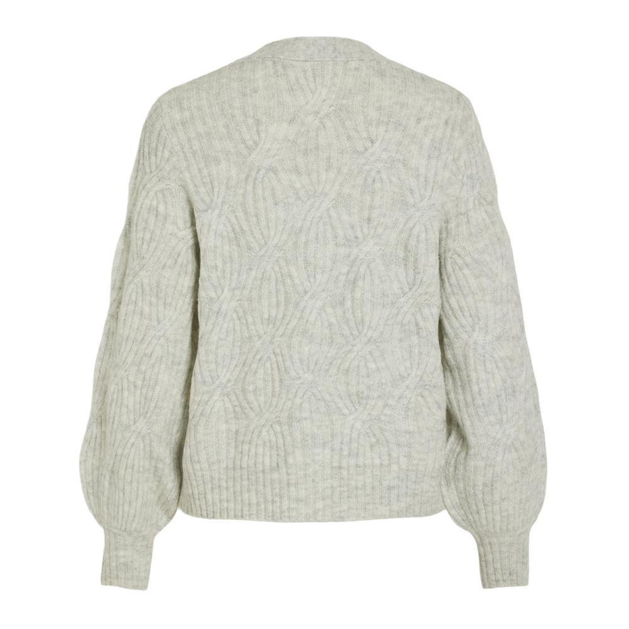 Voir la diapositive 2 : Vila Gilet Gris Clair Femme Vila Viella