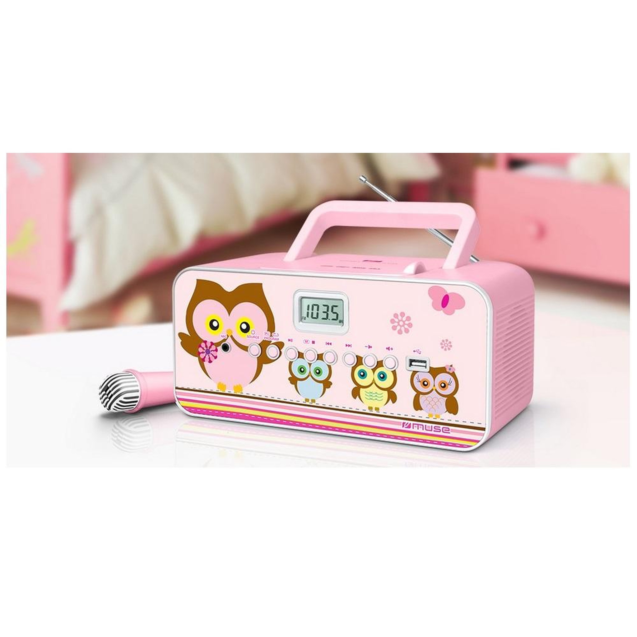 Voir la diapositive 6 : Muse Lecteur CD M-29 KP rose