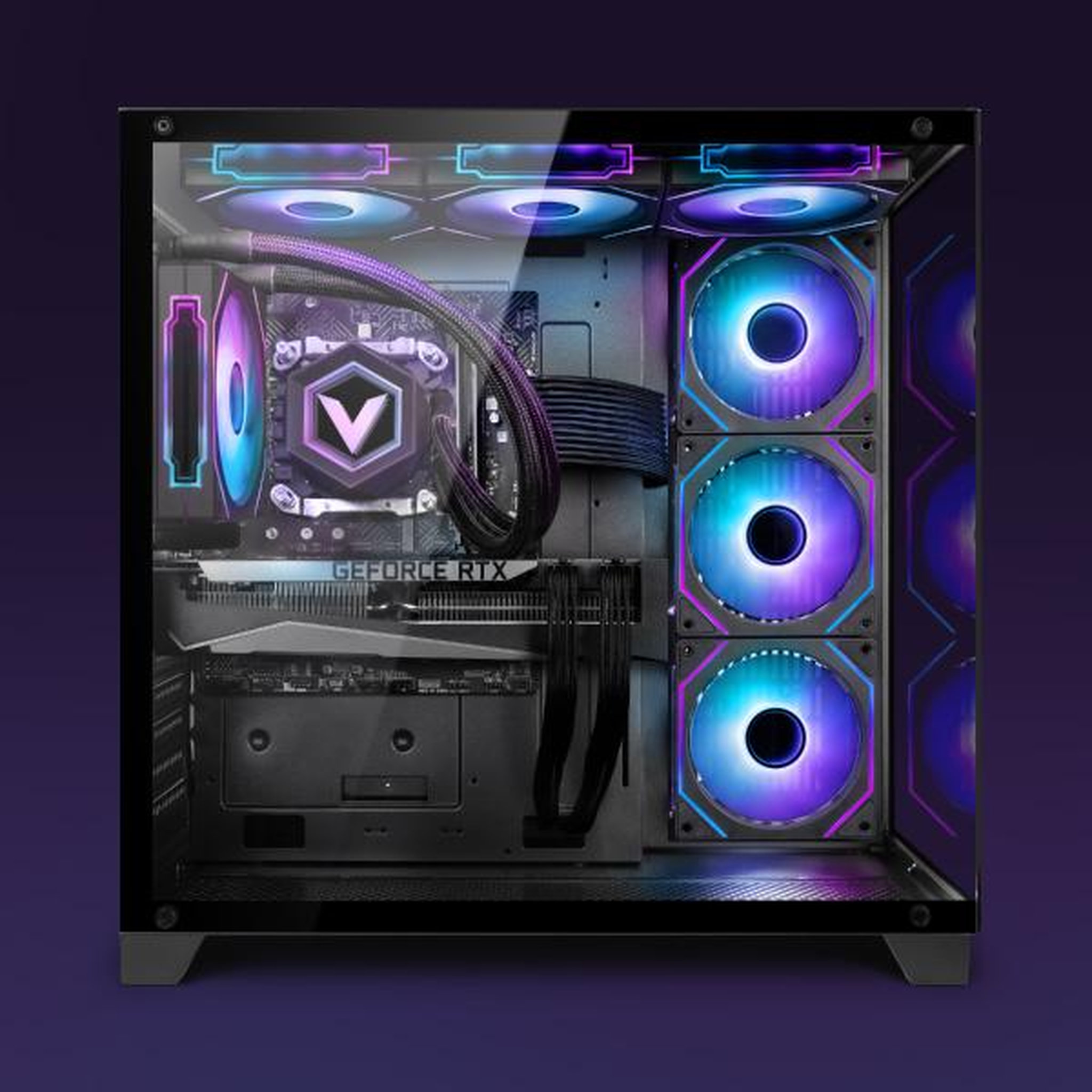 Voir la diapositive 2 : VIBOX PC Gamer - i7 12700KF, RTX 5070 Ti, 32 Go RAM, 1 To NVMe, Windows 11, WiFi 6 + Bluetooth 5.4