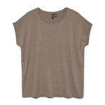 Vero Moda T Shirt  Femme Vero Moda Lava. Coloris disponibles : Marron