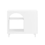 SOBUY SoBuy - Table De Chevet à un tiroir - Blanc - 70x35x60cm - Moderne - FBT135-W