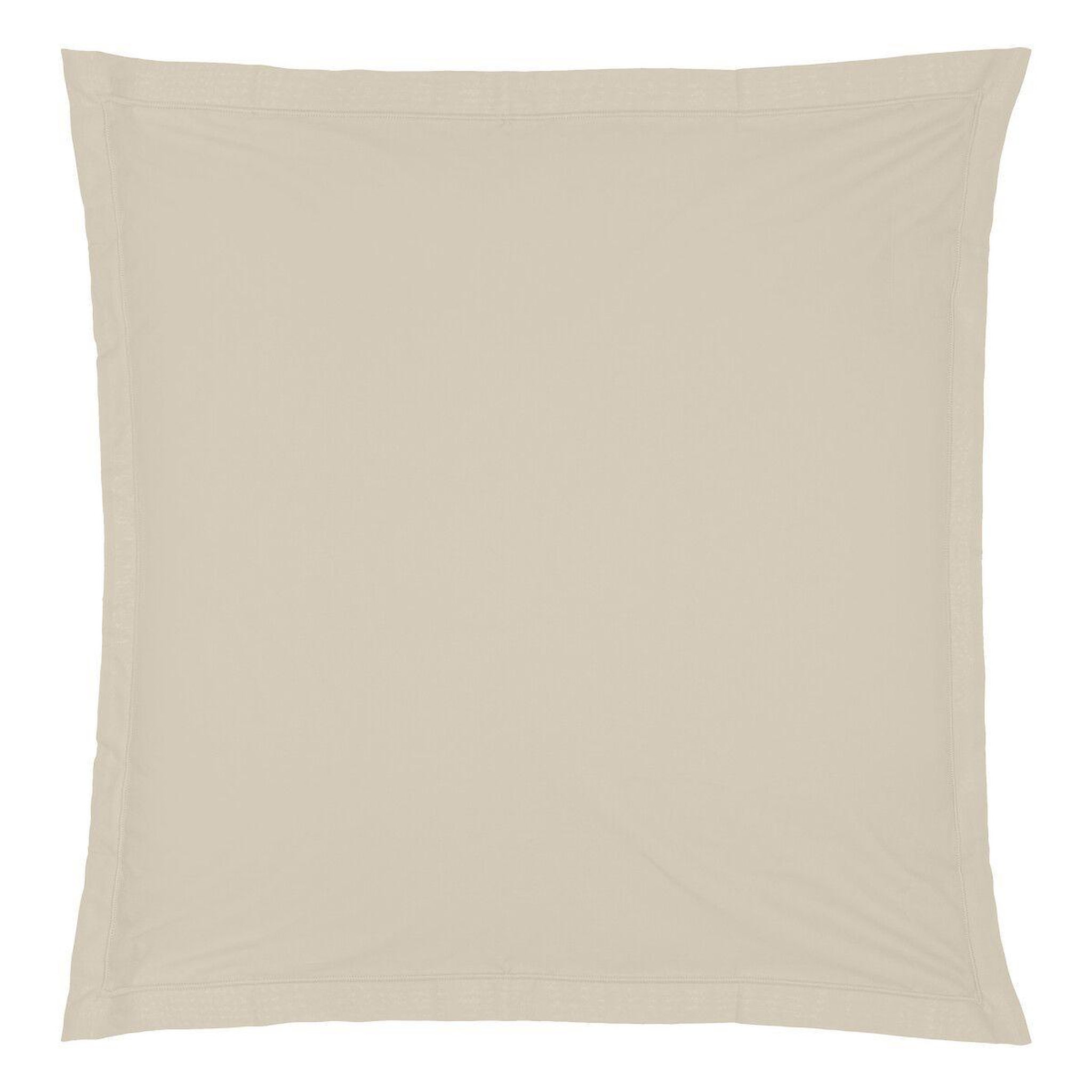 ATMOSPHERA Taie d'oreiller  percale  63x63cm beige lin