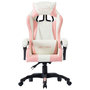 Voir la diapositive 2 : VIDAXL Fauteuil de jeux video Rose Similicuir