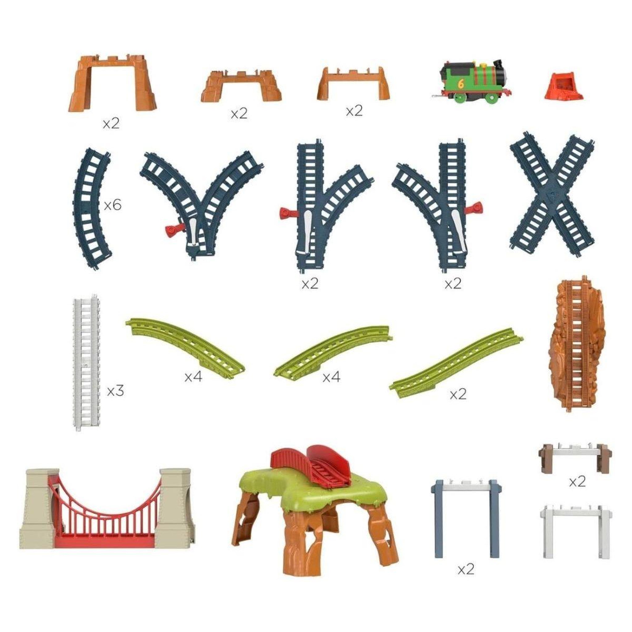 Voir la diapositive 3 : FISHER PRICE Circuit fisher-price hhn26 thomas et ses amis - coffret de rails 6 en 1