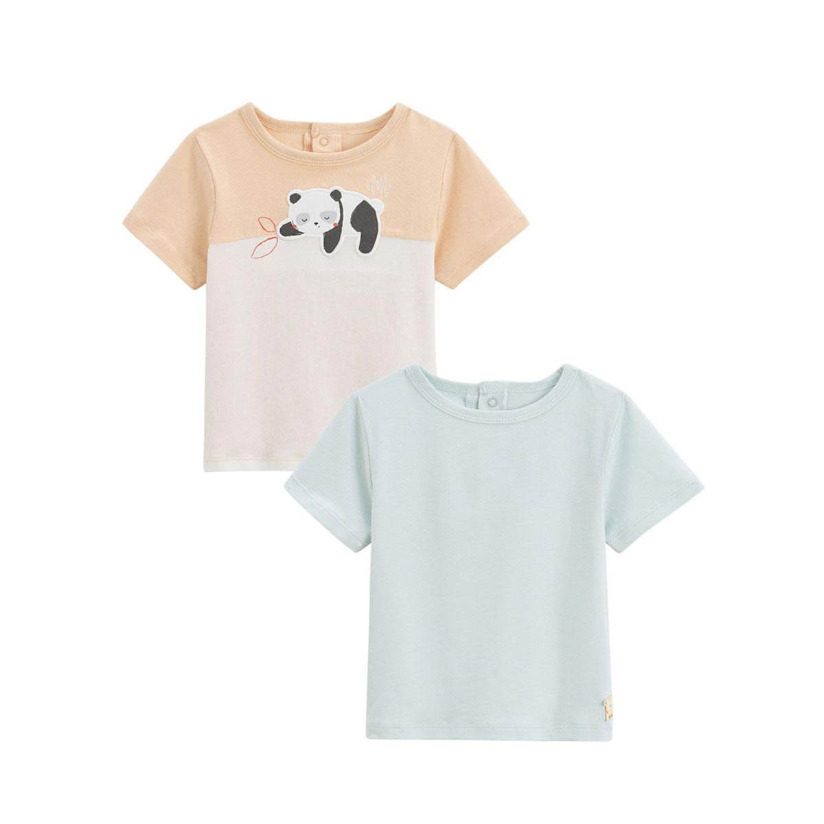 Petit Béguin Lot de 2 t-shirts enfant Bento